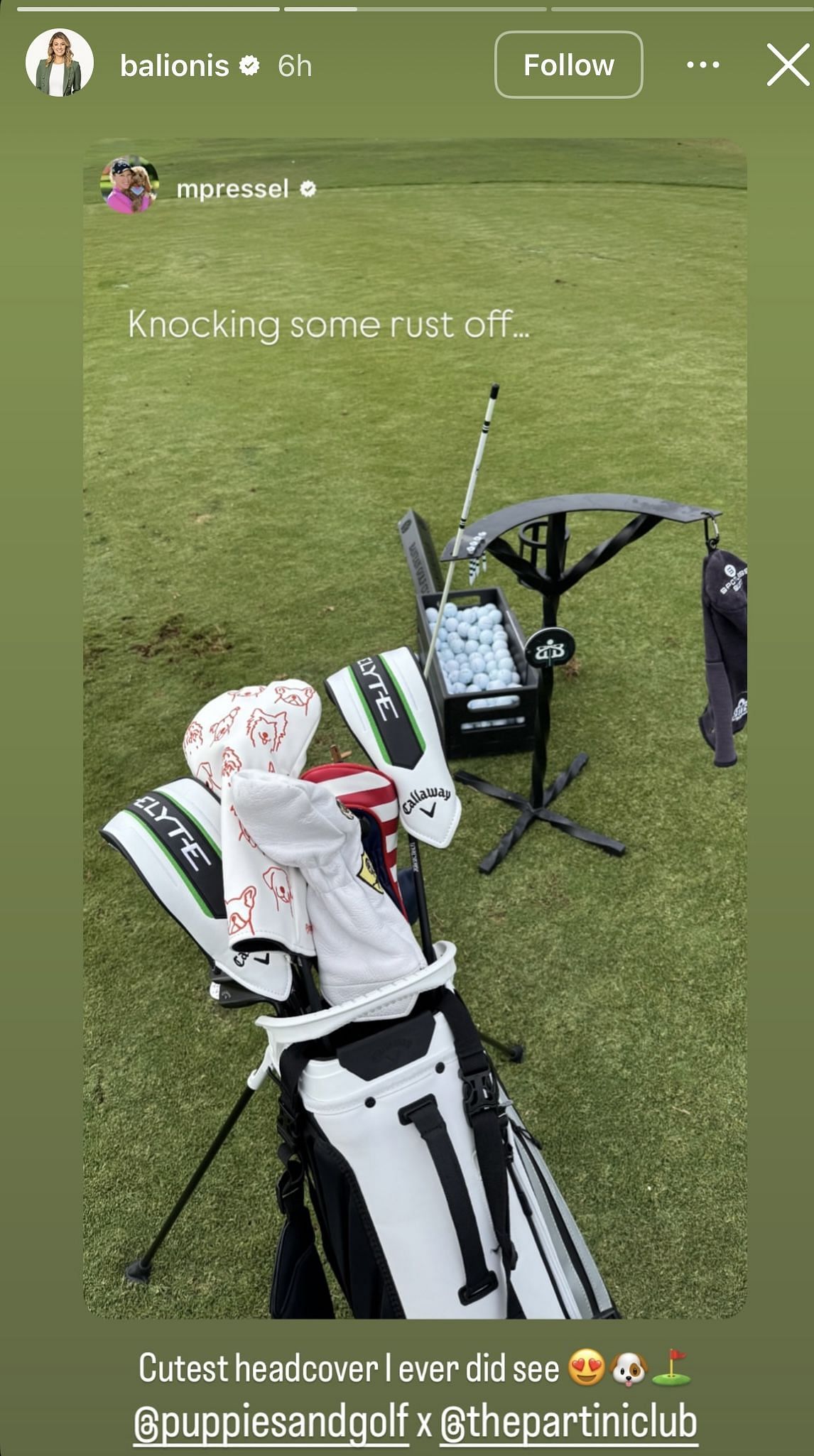 Still taken from Amanda Balionis’ Instagram story _ Image Source: Instagram/@balionis